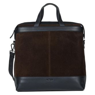 Howard London Alfie Tote Bag - Heren - Laptoptassen - Bruin - ONE Size - Leer - Tassen