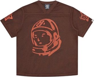 Billionaire Boys Club Astro Big Mesh Football Tee - Heren - Fitness - Bruin - XL - Polyester - Fitness