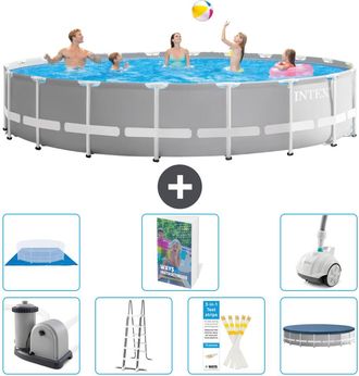 Intex Piscina Prism Frame Redonda - 610x132 Cm - 8-piezas S616