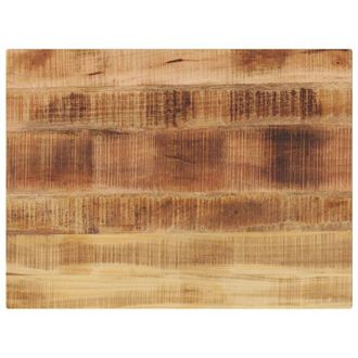 vidaXL Piano per Tavolo 80x50x2,5cm Rettangolare Legno di Mango Grezzo vidaXL