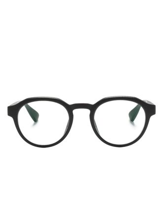 Mykita Jara round-frame glasses - unisex - Plastic - 47 - Black