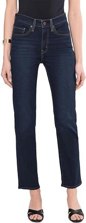 Levi's 724 High Rise Straight Womens Jeans Face Away : 27 30, Cotton/Denim/Elastane
