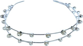 Brides & Hairpins Florence Headband in Silver at Nordstrom