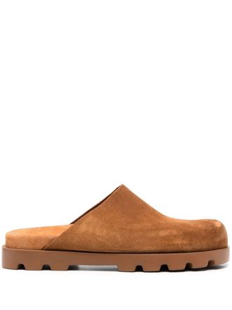 Camper Brutus suede mules - Brown