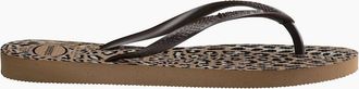 Havaianas Womens Slim Animals - Brown - Size: 7/6.5/6