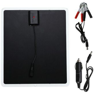 OEM Cargador De Emergencia Usb Con Panel Solar De 12 V Y 20 W Para Exteriores (coche, Barco, Camping)