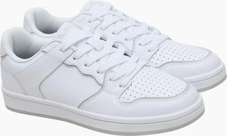 Ben Sherman Mens Ben Sherman Mens Club Leather Trainers - White/Multi - Size: 10