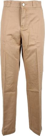 Replay Katoenen Casual Broek - Heren - Chinos - Bruin - W25 - Katoen - Broeken