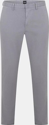 HUGO BOSS Mens Kaito3 Solid Patterned Straight Chinos - Grey - Size: 30/32