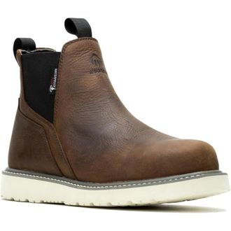 Wolverine Trade W231101 Mens Brown Waterproof Steel Toe Work Boots ZAP2357
