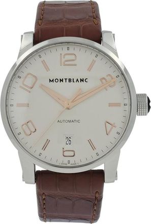 Montblanc Pre-owned Montblanc Timewalker White Dial Mens Watch 110340