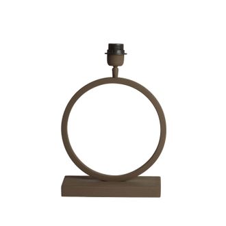 Light & Living L&aacute;mpara De Mesa - Liva - Marr&oacute;n - Metal - - Light&living