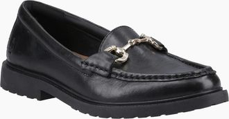 Hush Puppies Womens Verity Womens Snaffle Loafers - Black - Size: 6