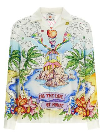 Casablanca Silk Mens Blouse