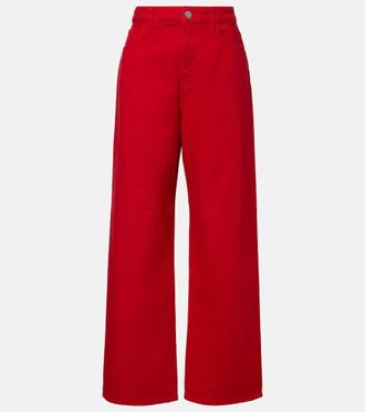 R&oacute;he Mid-rise wide-leg jeans