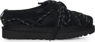 UGG Tasman Lace - Dames - Pantoffels - Zwart - 38 EU - Su&egrave;de - Schoenen