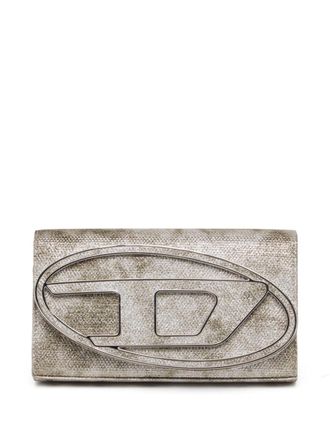 Diesel 1DR wallet - women - Polyester/Polyurethane/Polyethylene Terephthalate (PET) - One Size - Neutrals
