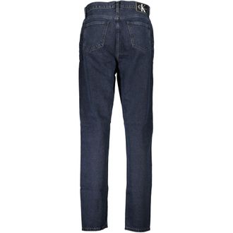 Calvin Klein Cotton Blend Jeans - Blue