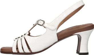 Chie Mihara Nesan Sandalen - Dames - Sandalen met hakken - Wit - 37 EU - Leer - Schoenen