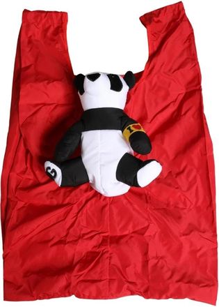 Dolce & Gabbana Polyester Panda Knuffel Ecobag Tote Bag - Heren - Shoppers - Rood - ONE Size - Polyester - Tassen
