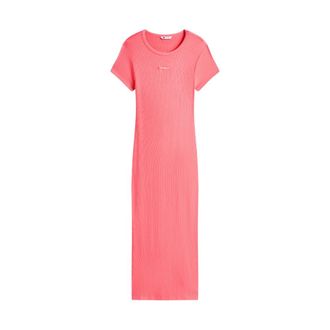 Tommy Jeans Jurk - Dames - Casual kleedjes - Roze - S - Kleedjes