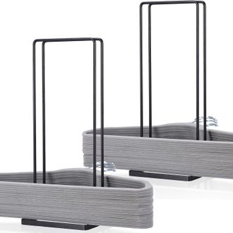 OEM Juego De 2 Perchas Apilables Para Ropa De Adultos Y Ni&ntilde;os