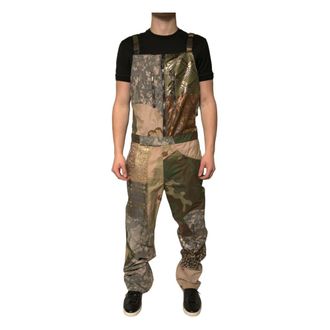 Dolce & Gabbana Patchwork Camouflage Overall Trousers - male - Dolce & Gabbana - Jumpsuits - Multicolor - XL - Jumpsuits & Playsuits