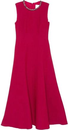 Roland Mouret Abito con Scollo di Cristallo - - Dresses - Donna - Rosa - S