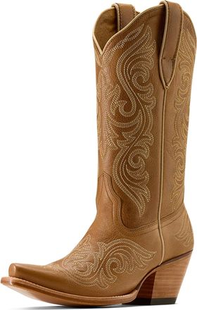 Ariat Womens Amora X Toe Western Boots in Shades Of Grain, B Medium Width, Size 4.5, by Ariat