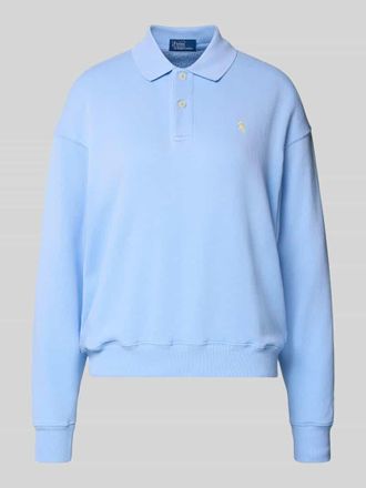Polo Ralph Lauren Regular Fit Sweatshirt aus Baumwoll-Mix in Hellblau, Gr&ouml;&szlig;e XXL