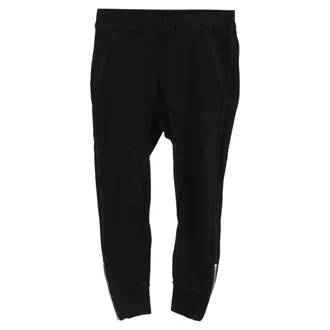 Jil Sander Zip Detail Slim-Fit Sweatpants in Black Cotton
