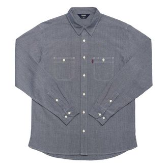 Sebago Mens Sheetbend Shirt (Blue Indigo) - Medium Blue Cotton - Size Small