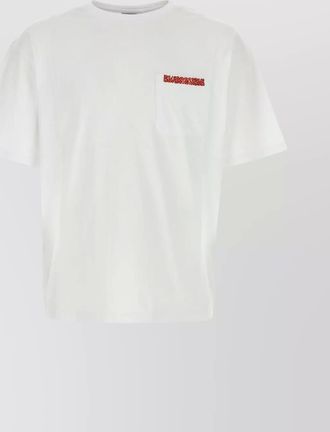 Bluemarble t-shirt cotton chest pocket