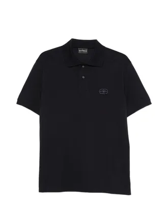 Emporio Armani Logo Baumwoll-Poloshirt