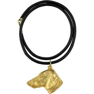 OEM Dachshund I: Un Collar Con Un Perro En Una Caja De Regalo, Un Colgante Ba&ntilde;ado En Oro Para Un Amante De Los Perros, Una Impresionante Pieza De Joyer&iacute;a 