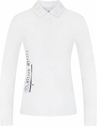 JC de Castelbaljac Womens Capsule Line Long-Sleeve T-Shirt In White
