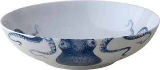 Caskata Blue Lucy Wide Serving Bowl, 9.5