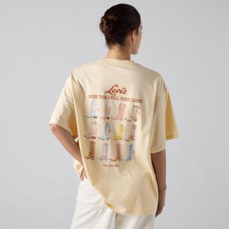 Levi's Graphic Short Stack Tee - Womens - XL - White
