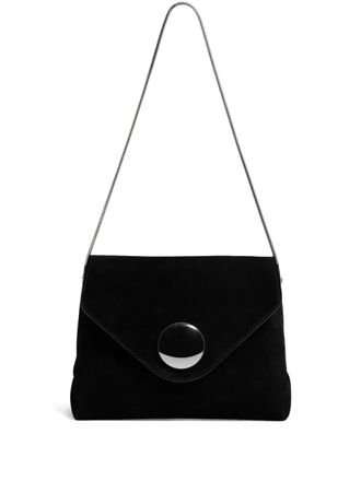 Khaite Bobbi clutch bag - women - Calf Suede - One Size - Black