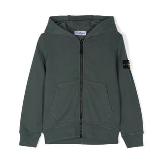 Stone Island Full-Zip Plush Cotton Hoodie