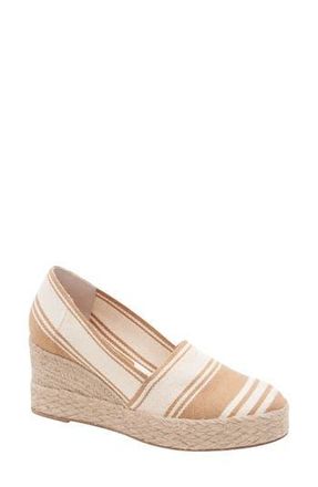 Andr&eacute; Assous Patti Espadrille Wedge in Camel Multi at Nordstrom Rack, Size 10