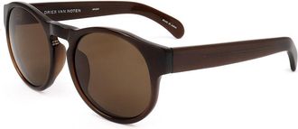 Linda Farrow DRIES VAN NOTEN DVN23 C8 Mens Sunglasses Brown Size 52