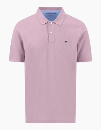 Fynch-Hatton Mens FYNCH-HATTON POLO SHIRT MAGNOLIA - Pink - Size: 40