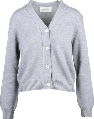 Ballantyne Grey Wool Button Cardigan