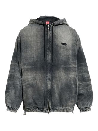 Diesel Giacca D-Offy-S con cappuccio - Grigio