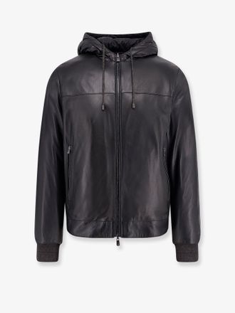 Corneliani Reversible padded leather jacket - CORNELIANI - gender_Man