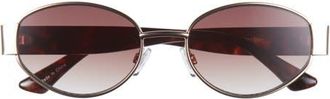 BP. Gradient Oval Sunglasses in Gold Tort at Nordstrom