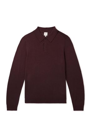Paul Smith Merino Wool Polo Shirt