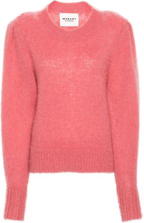 Isabel Marant Esmee brushed jumper - women - Wool/Polyamide/Mohair - 40 - Pink