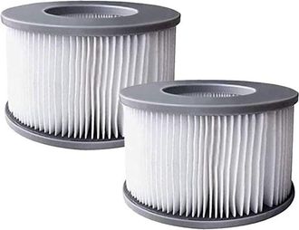 OEM Paquete De 2 Cartuchos De Filtro Para Jacuzzis Inflables Mspa, Para Todos Los Jacuzzis Inflables Actuales, Cartuchos Inflables Para Piscinas Termales 